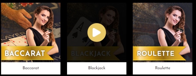 Selección de juegos en vivo de Casino Midas